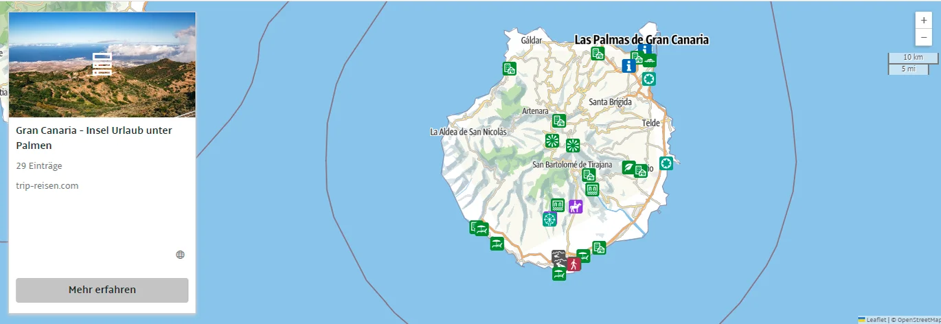 Gran Canaria - alle Infos auf Trip Gran Canaria  - alles auf einer Karte